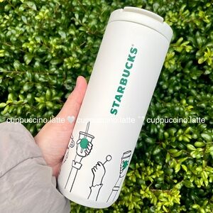 NWT🤍Starbucks 2026 Cream Cheers Insulated Stainless Steel 16 oz Bottle Tumbler